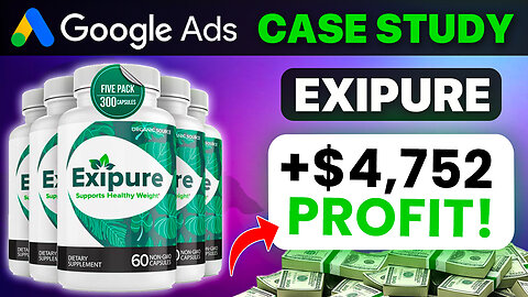Google Ads Case Study - [EXIPURE] - $4,752 PROFIT With NO BRAND BIDDING!