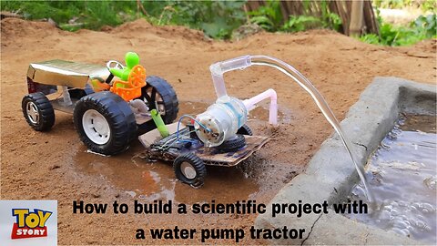 How to build a scientific project with a water pump tractor