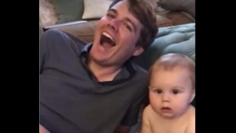 Dad Is Trying To Get Baby To Say “Dada” And Fails