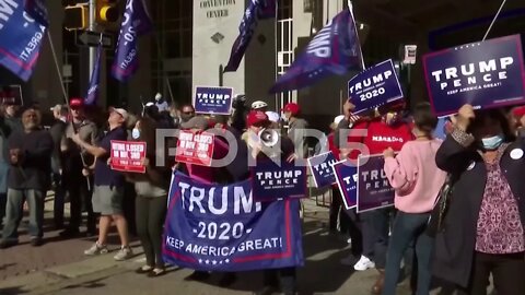 Trump And Biden Supporters Face Off In Downtown Philadelphia, trump, Biden, Donald trump, news