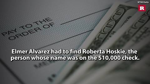 Homeless man returns $10,000 check to woman who lost it | Rare News