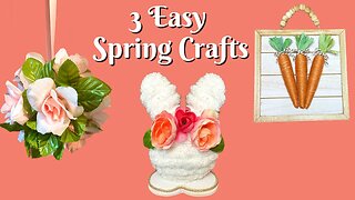 Easy Spring Crafts | DIY Spring Decor | Dollar Tree Spring Crafts | Dollar Tree Easter Crafts