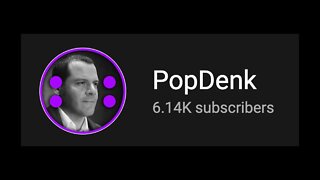 Presenting POPDENK, my social commentary channel!