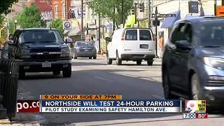 Northside will test 24-hour parking