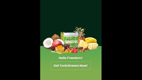 UNLOCK YOUR BODY'S POTENTIAL WITH TONIC GREENS