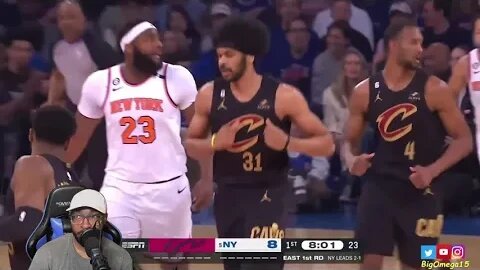 New York Knicks vs Cleveland Cavaliers - Game 4 Highlights #reaction #nbaplayoffs