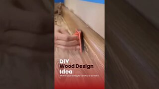 DIY Wood design 🪵 #shorts #woodworking #Shorts #Woodwork