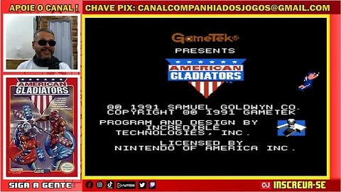 Hoje Vamos de "American Gladiators" (Nintendo 8bits)