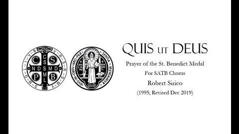 🎼 Exorcism Prayer of St. Benedict for Acapella Chorus (NEW ORIGINAL VOCAL VERSION!!) ☦️