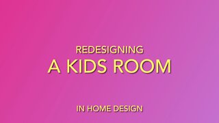 Redesigning a kids room in the home design app