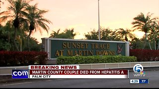 Couple died from Hepatitis A complications