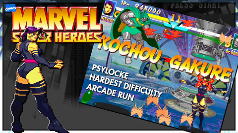 Marvel Super Heroes Arcade Run (Psylocke)