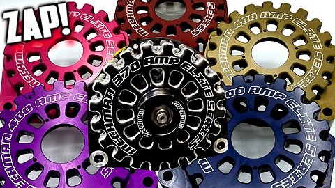 Laser Etching Multi-Color Anodized Aluminum High Output Alternators & Pulleys