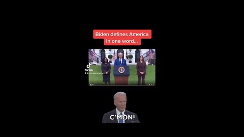 Biden Defines America In A Single Word…