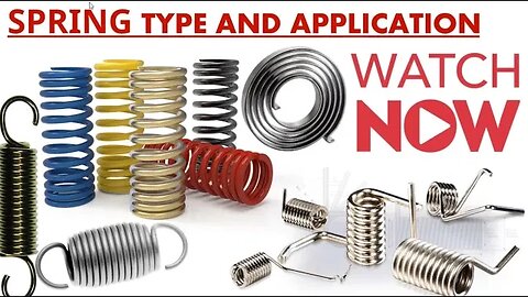 Spring | Mechanical Spring | Type of Spring #spring #engineering #learning #mechanicalspring