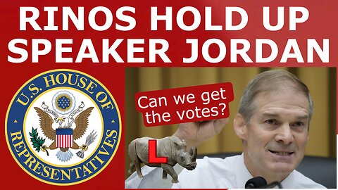 SPEAKER VOTING BEGINS! - RINOs Try to Prevent Jim Jordan From Becoming Speaker