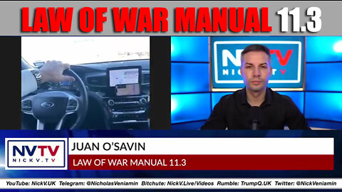 Juan O'Savin "Law Of War Manual 11.3" w/ Nicholas Veniamin