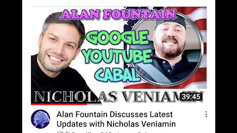 Alan Fountain Discusses Silicon Valley Censoring & Optics with Nicholas Veniamin