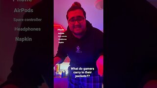 Asking a gamer what’s in their pockets! #ask #gamer #pocket #funny #jokes #shorts