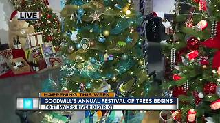 Goodwill's 11th annual Festival of Trees begins -- 7am live report