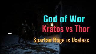 Kratos vs Thor: Spartan Rage is Useless #shorts