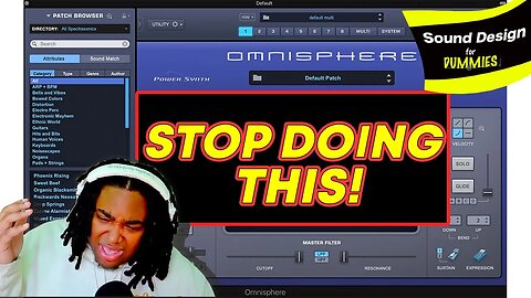 Monte Booker Stop Doing This In Omnisphere! ☝🏻