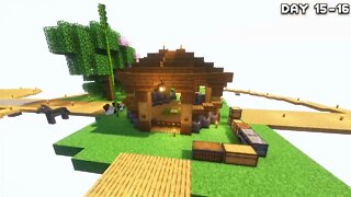 Survived 100 Days in MODDED One Block SkyBlock in Minecraft Hardcore!!