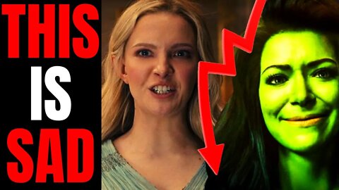 Rings Of Power DISASTER Gets Worse! | Amazon Full PANIC MODE, Getting Beat By SHE-HULK In Ratings!