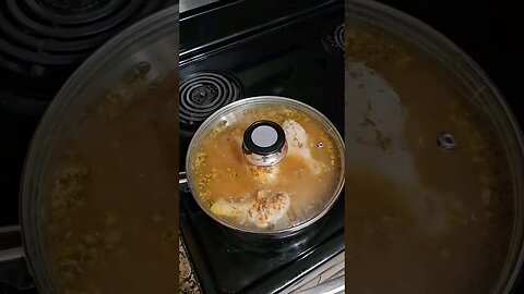 Making homemade chicken soup for tonight's dinner. #chickensoup #homemade #homecooking #organic