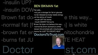 BEN BIKMAN. fat cells: get them to turn brown for weight loss
