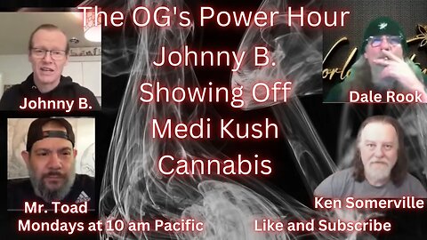 Johnny B. Showing Off Medi Kush Cannabis