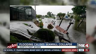Seawall Collapses in North Fort Myers