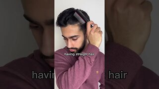 straight hair vs curly hair 😉 #hair