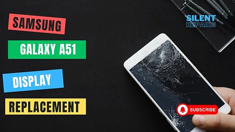Samsung Galaxy A51 | Screen repair | Display replacement | Repair video