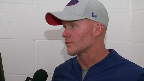 Joe Buscaglia catches up with Bills head coach Sean McDermott after loss to Bengals