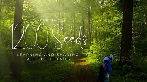 😲 1200 SEEDS in 13 minutes: Starting seeds indoors 🤯 #gardening #seedstarting #homesteading
