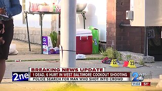 One dead, six others hurt in cookout shooting near church in Baltimore