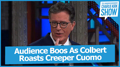 Audience Boos As Colbert Roasts Creeper Cuomo