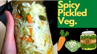 Easy Pickled Vegetable Mix - (Only Takes 10 Minutes!)