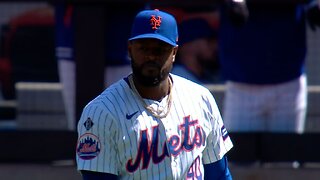 Luis Severino's first strikeout with the Mets