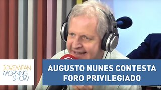 Augusto Nunes contesta foro privilegiado: “eles estão adorando” | Morning Show