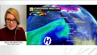 An atmospheric river that won't last long but will bring heavy rain and snow to B.C.