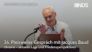 36. Pleisweiler Gespräch mit Jacques Baud | Ukraine – aktuelle Lage und Friedensperspektiven Vortrag