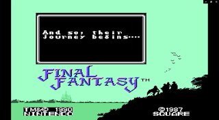 Final Fantasy 1987 NES (Gameplay)
