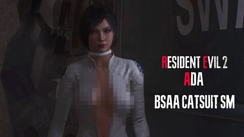 Resident Evil 2 Remake Ada BSAA Catsuit SM White