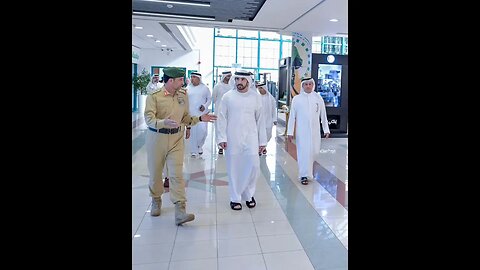 Dubai Crown Prince Sheikh Hamdan bin Mohammed bin Rashid Al Maktoum Visited Dubai Police Club
