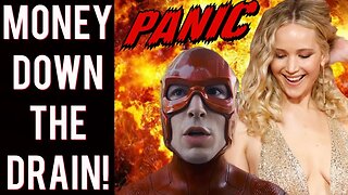 The Flash EMBARRASSED by Naked Jennifer Lawrence! Desperate Warner gives away FREE tickets!