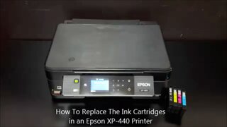 How to Replace The Ink Cartridges in an Epson XP440 Printer