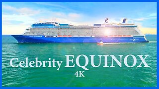 Celebrity Equinox Departs Port Everglades - 4K