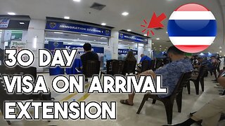 How to Get 30 Day Visa on Arrival Extension in Bangkok Thailand (IT Square Laksi Immigration)